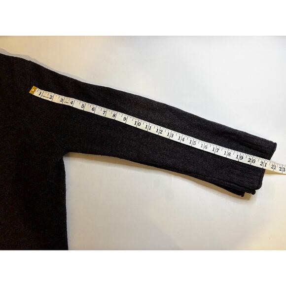 Pura Cashmere Women's XL Gray Cashmere Blend Knit Pullover Sweater Luxe Soft - Picture 6 of 9